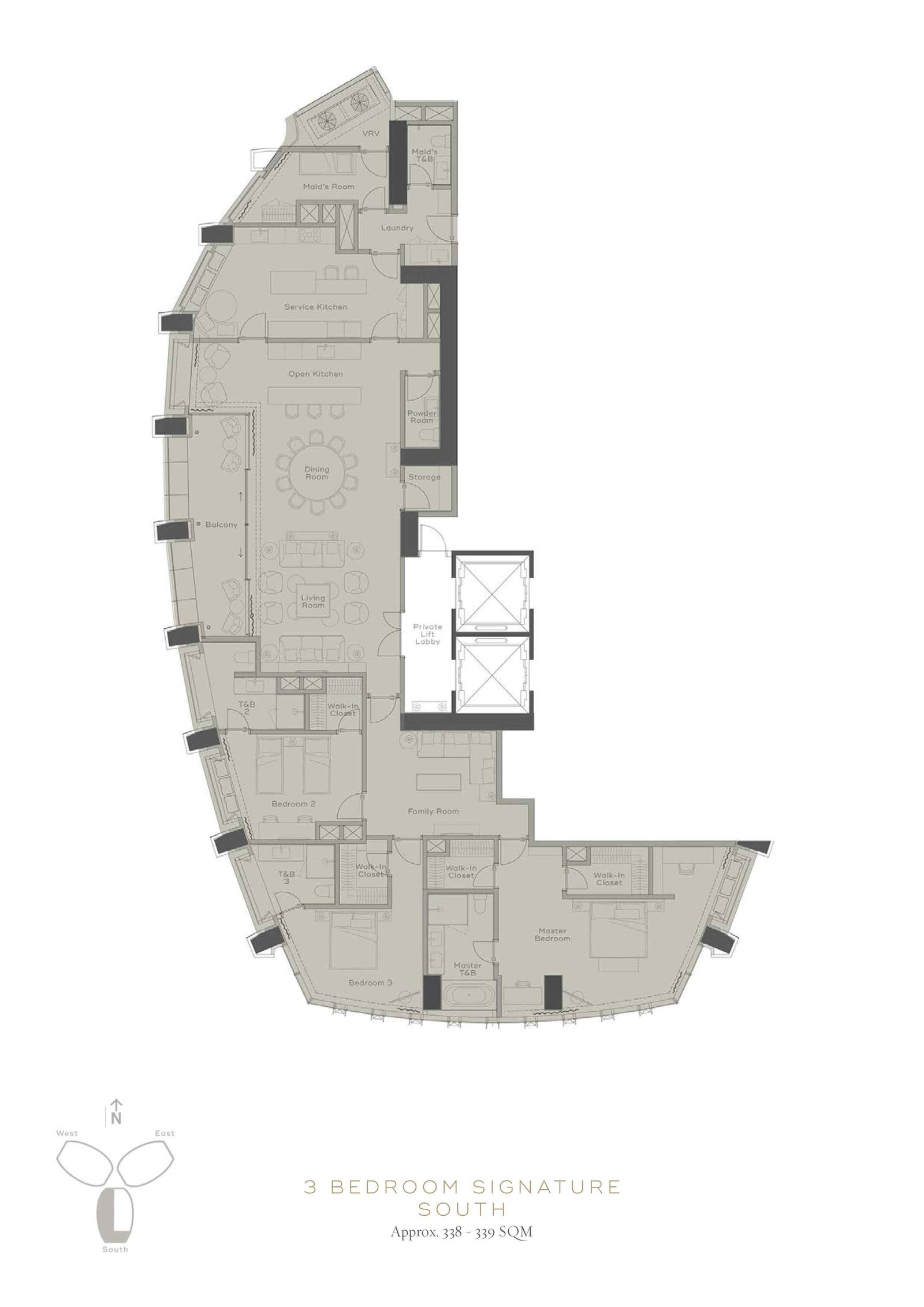 3BR Signature South